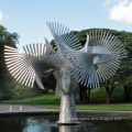 Good quality stainless steel tree for outdoor ornaments